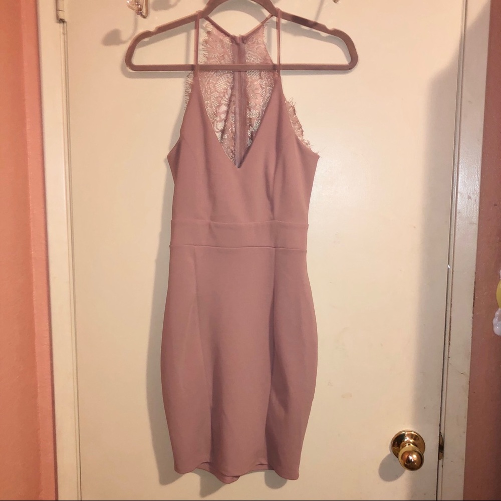 O’Delilah Rosey Midi Dress with Back Lace